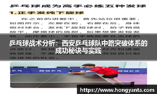 乒乓球战术分析：西安乒乓球队中路突破体系的成功秘诀与实践