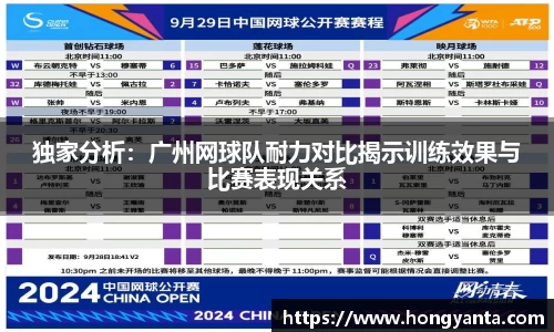 独家分析：广州网球队耐力对比揭示训练效果与比赛表现关系