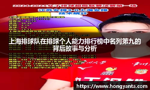 上海排球队在排球个人能力排行榜中名列第九的背后故事与分析