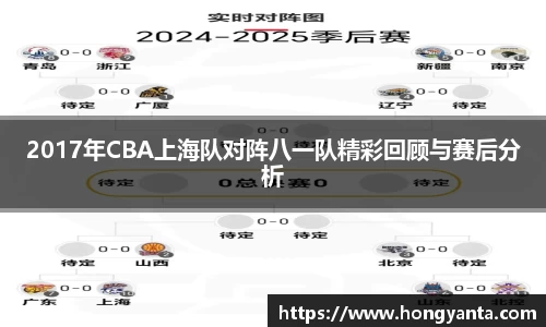 2017年CBA上海队对阵八一队精彩回顾与赛后分析
